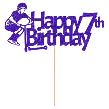 Scooter sports tricks happy birthday custom age Glitter Topper