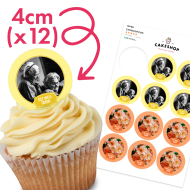 Wafer Cupcake Toppers