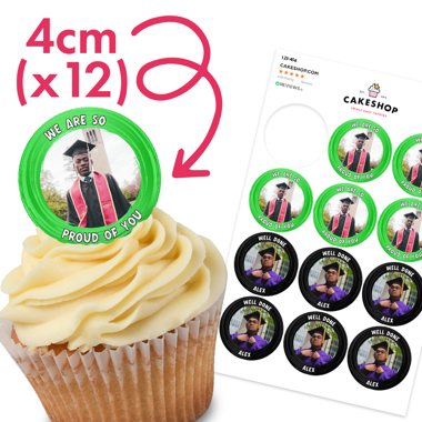 Wafer Cupcake Toppers