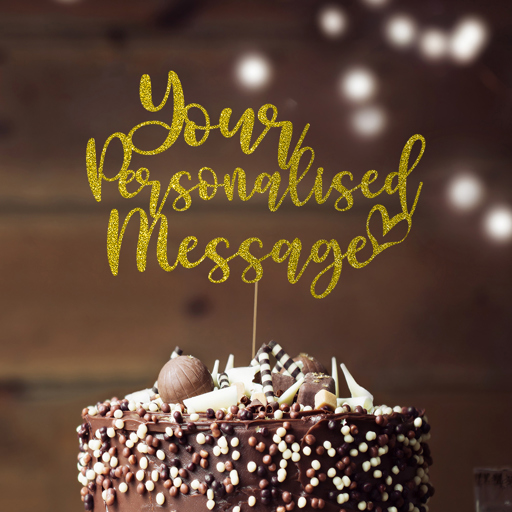 Glitter Sponge Toppers