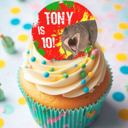 Wafer Cupcake Toppers