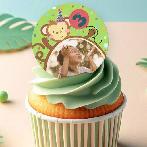 Wafer Cupcake Toppers