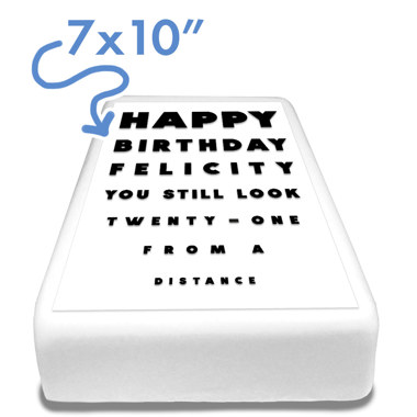 Portrait Icing Topper