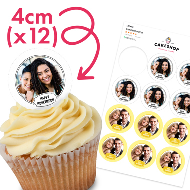 Wafer Cupcake Toppers