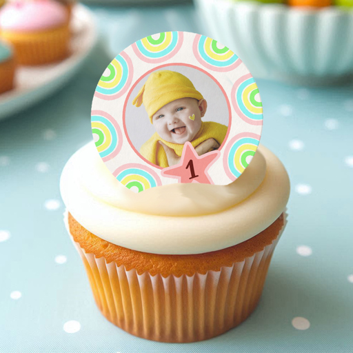 Wafer Cupcake Toppers