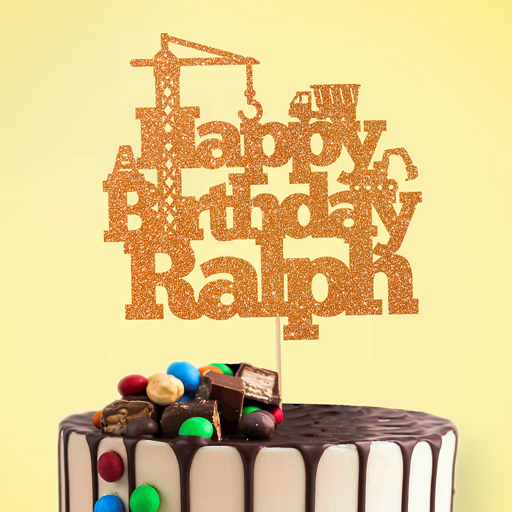 Glitter Sponge Toppers