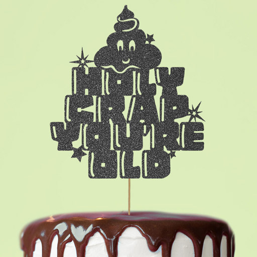 Glitter Sponge Toppers