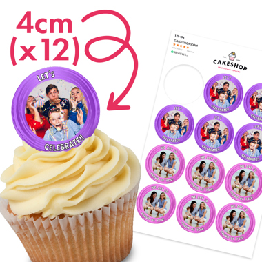 Wafer Cupcake Toppers