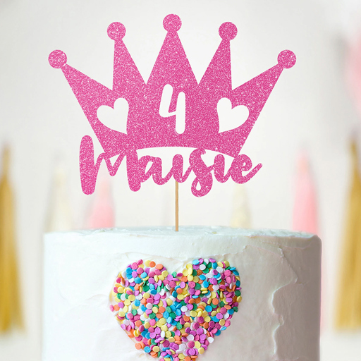 Glitter Sponge Toppers