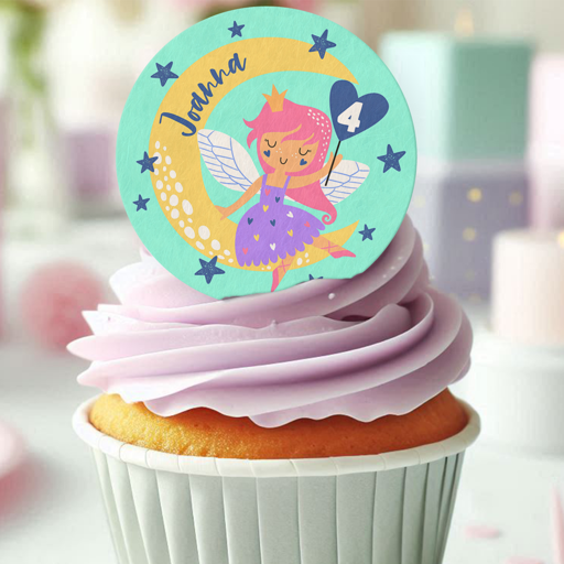 Wafer Cupcake Toppers