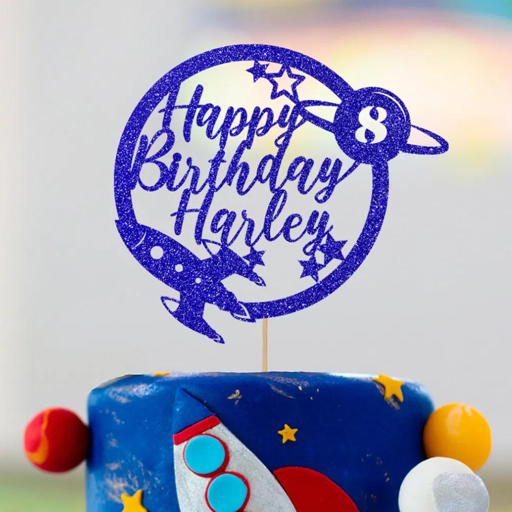 Glitter Sponge Toppers