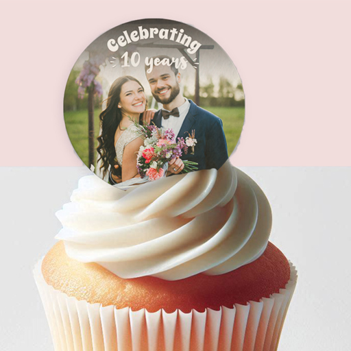 Wafer Cupcake Toppers