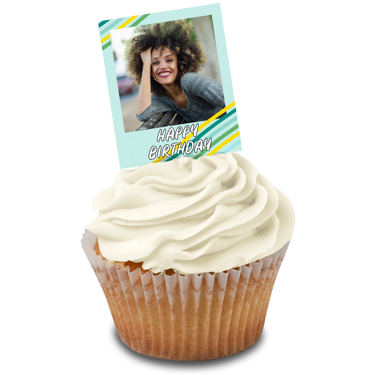 12 x Retro Wafer Toppers