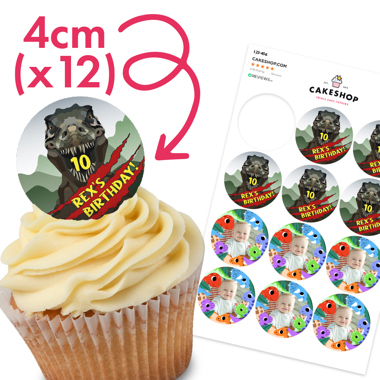 Wafer Cupcake Toppers