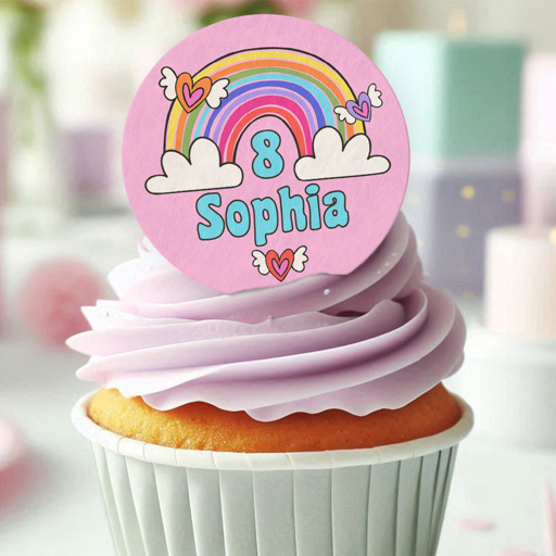 Wafer Cupcake Toppers