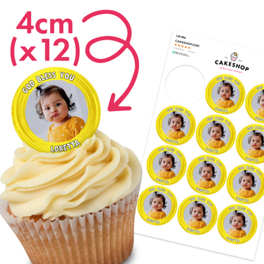 Wafer Cupcake Toppers