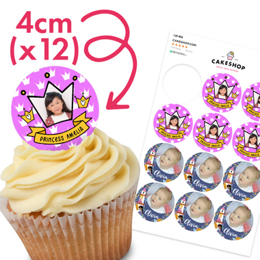 Wafer Cupcake Toppers