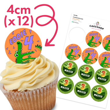 Wafer Cupcake Toppers