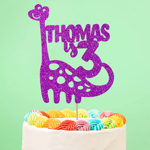 Glitter Sponge Toppers