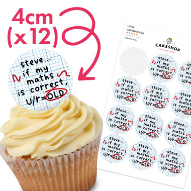 Wafer Cupcake Toppers