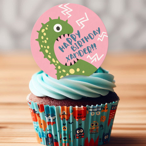 Wafer Cupcake Toppers