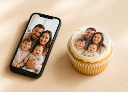 Will my cake topper look like the photo I send?