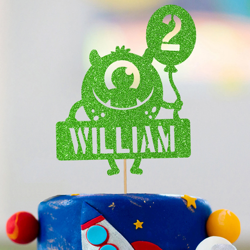 Glitter Sponge Toppers