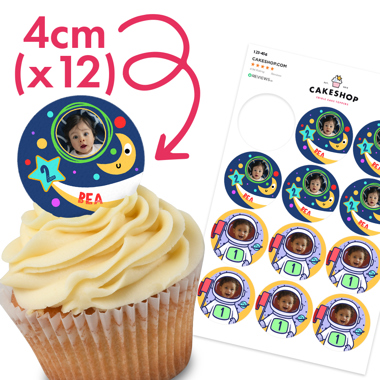 Wafer Cupcake Toppers